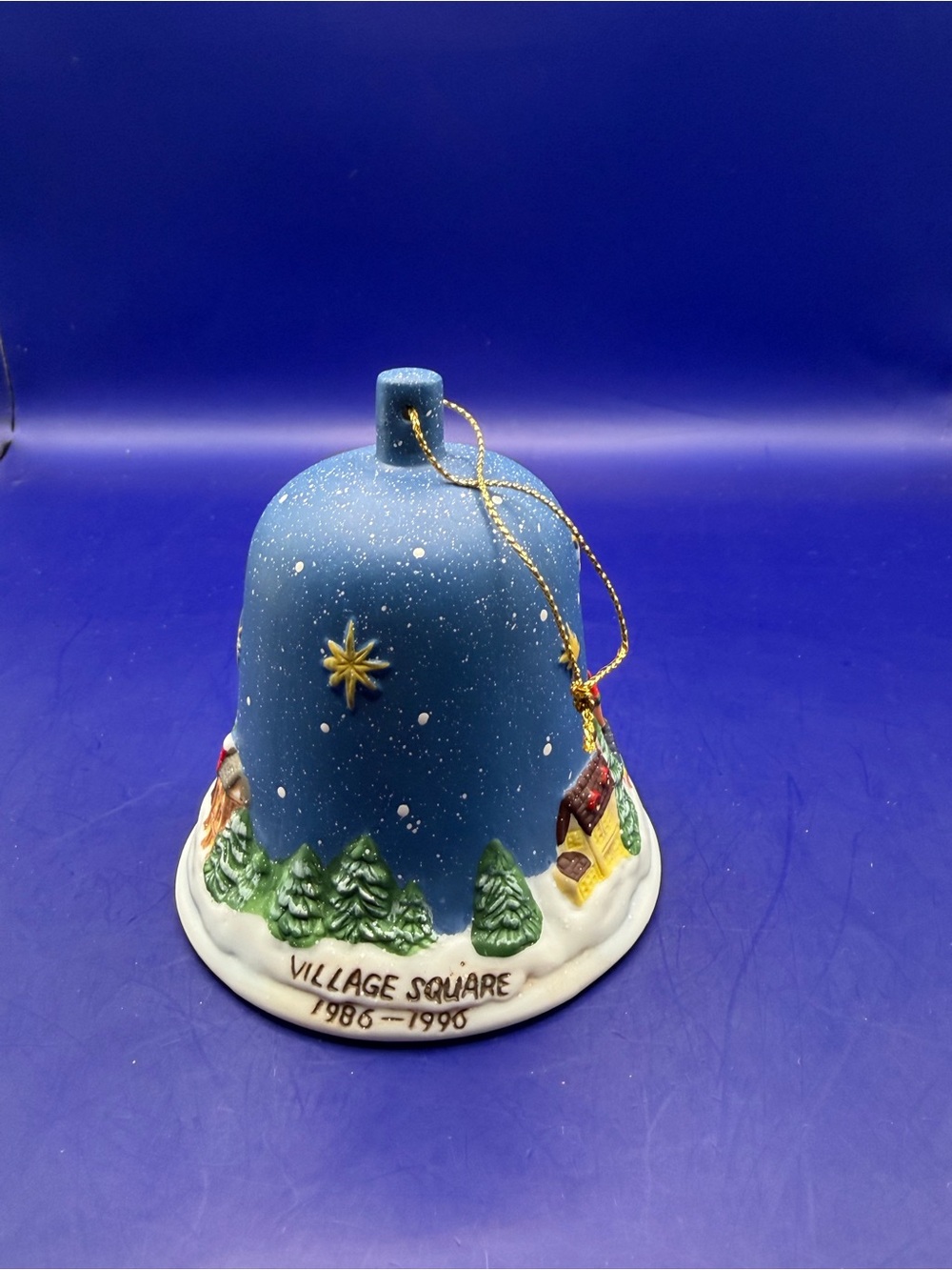 Village Square Blue Bell Ornament